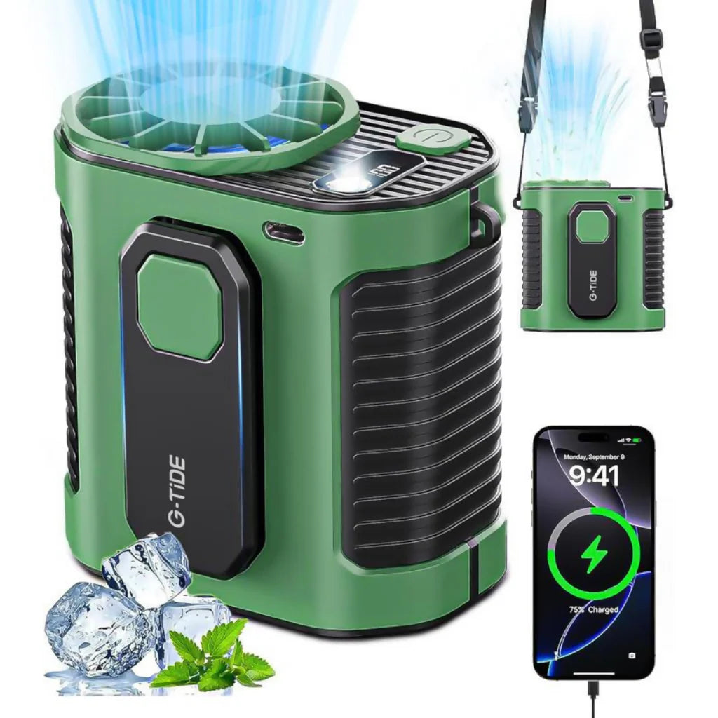 Ventilador Portátil G-TiDE FW01 con Linterna