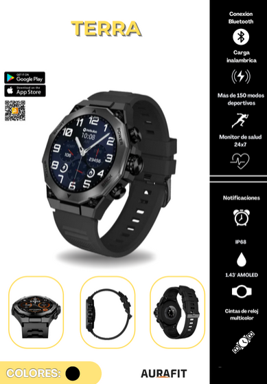 Smartwatch Terra Aurafit